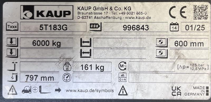 قطع آلات المناولة Kaup  5T183G