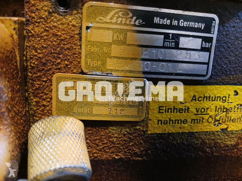 Pièces manutention Liebherr BPV050