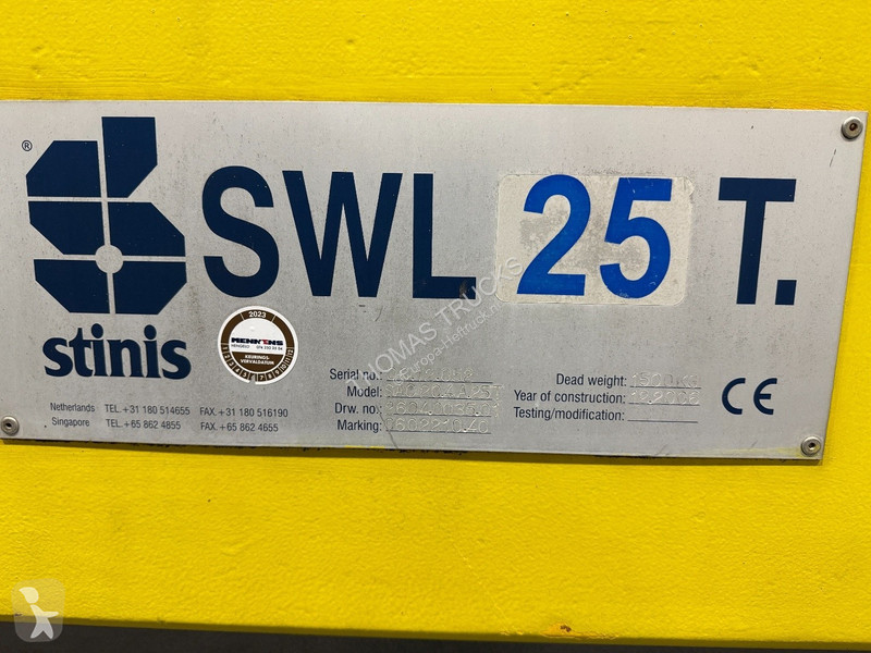 قطع آلات المناولة  SWL 25 Ton. 20 Ft. Fixed...