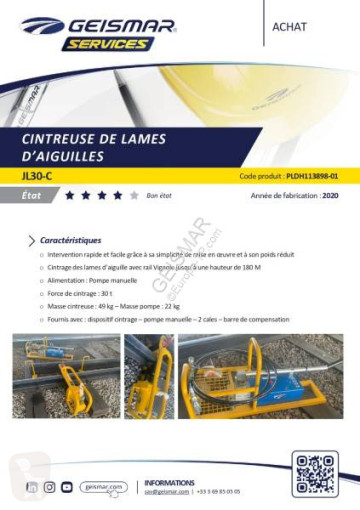 Matériel ferroviaire Geismar