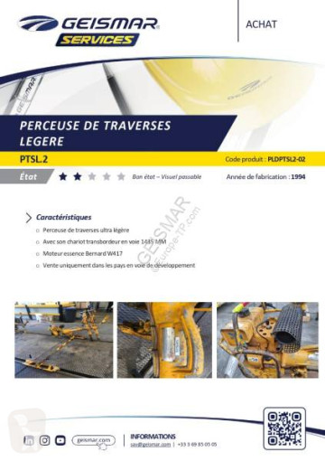 Matériel ferroviaire Geismar