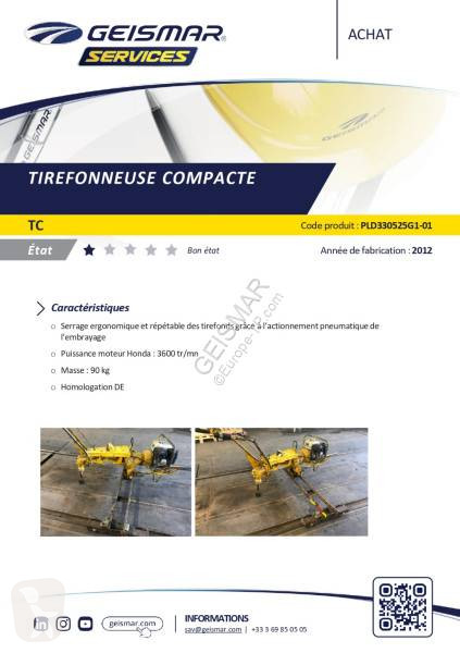 أشغال طرقية Geismar TC