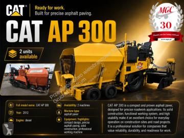 Obras de carretera Caterpillar AP300 / 1 OWNER / SERVICED!