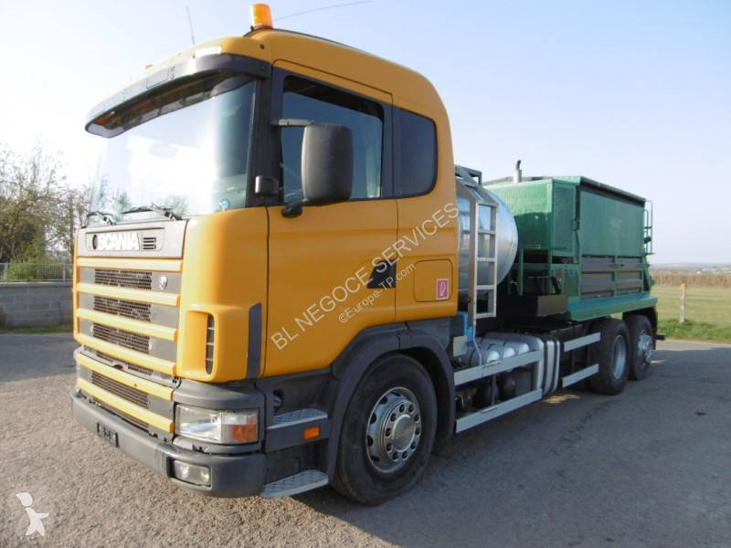 Wegenbouw Scania R124 LB