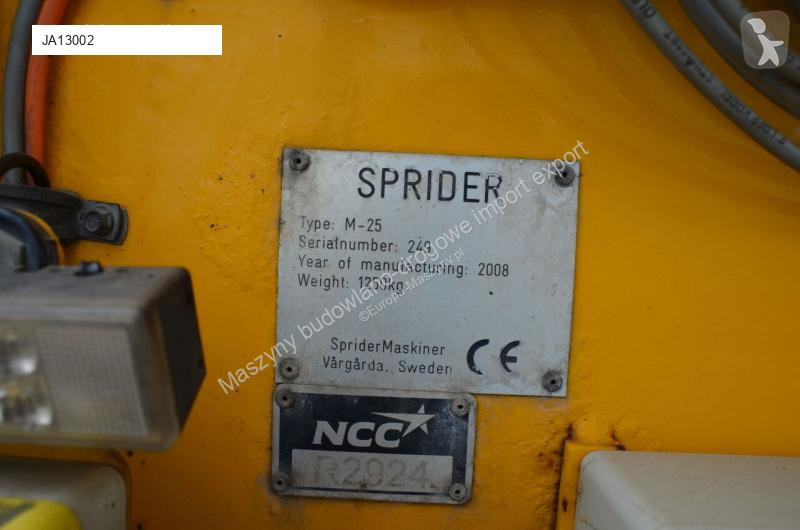 أشغال طرقية  SPRIDER M-25