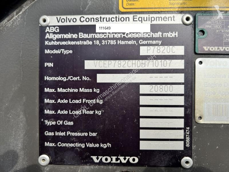 Vägarbeten Volvo ABG