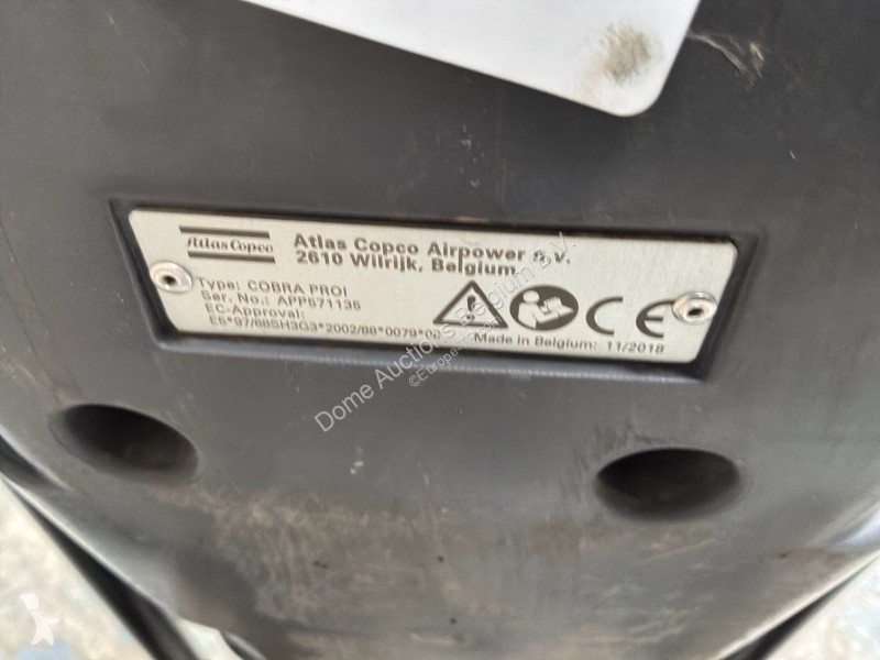 Travaux routiers Atlas Copco Cobra Proi