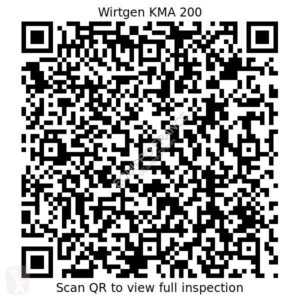 Echipamente pentru lucrari rutiere Wirtgen KMA 200
