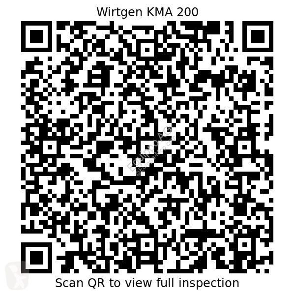 Cestné staviteľstvo Wirtgen KMA 200