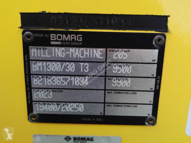 Cestné staviteľstvo Bomag  BM 1300/30  Stage...