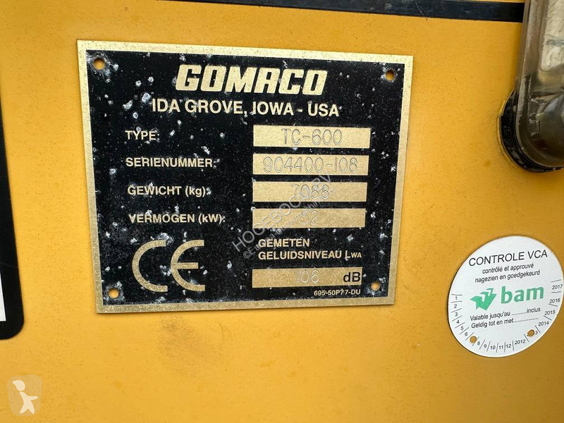 Vejarbejde Gomaco TC 600