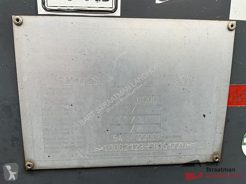 Wegenbouw Atlas Copco F1200 CS smalle...