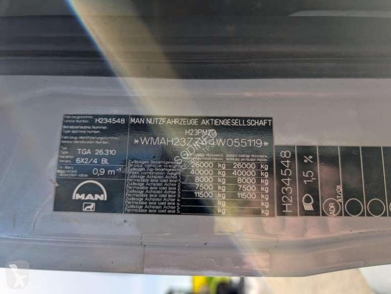Vejarbejde MAN  TGA 26.310 ACMAR