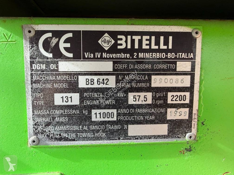 Пътностроителна техника Bitelli BB 642