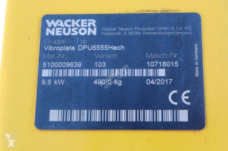 Echipamente pentru lucrari rutiere  DPU6555