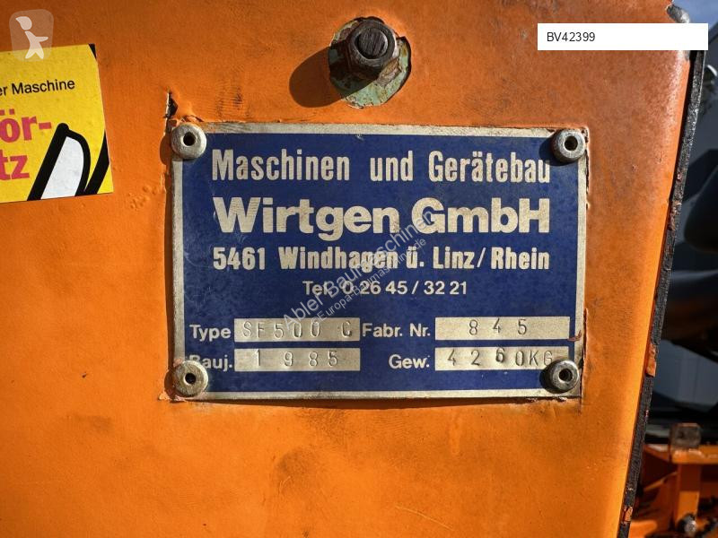 Vejarbejde Wirtgen SF 500 C