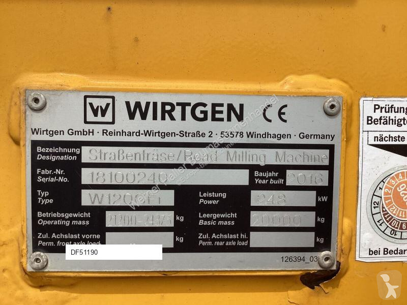 أشغال طرقية Wirtgen W120CFi