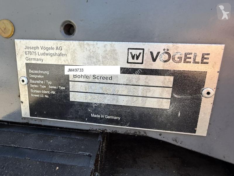 Vejarbejde Vögele SUPER 1900-3i ZSA AB600-3TP2