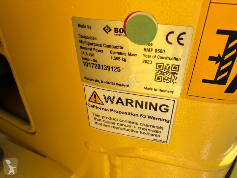 Compactor Bomag  BMP 8500  Stage V/Tier 4f