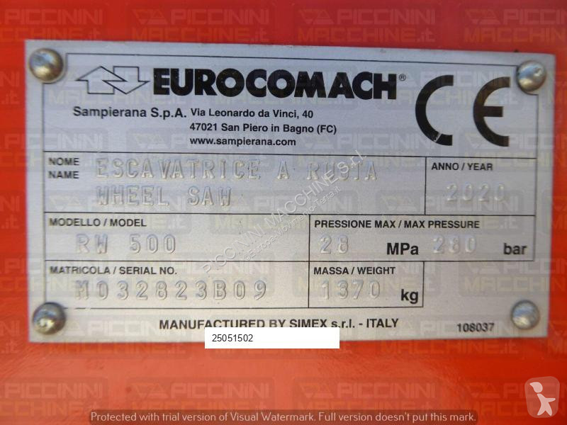 Wegenbouw Simex Eurocomach RW500