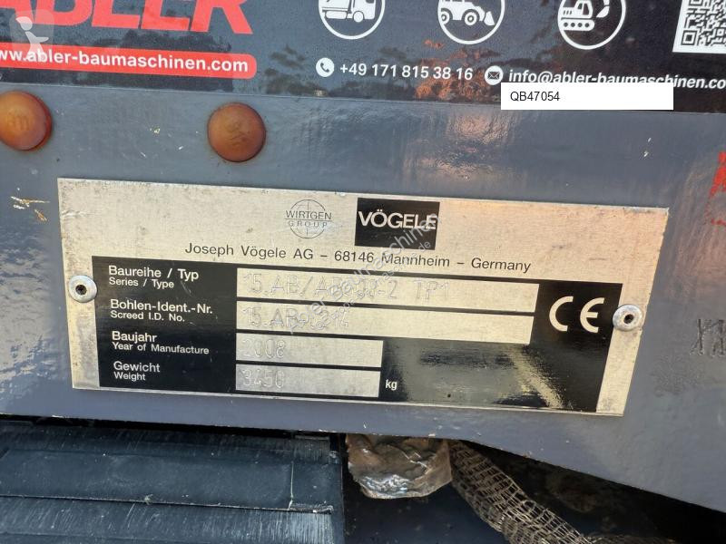 أشغال طرقية Vögele Super 1800-2