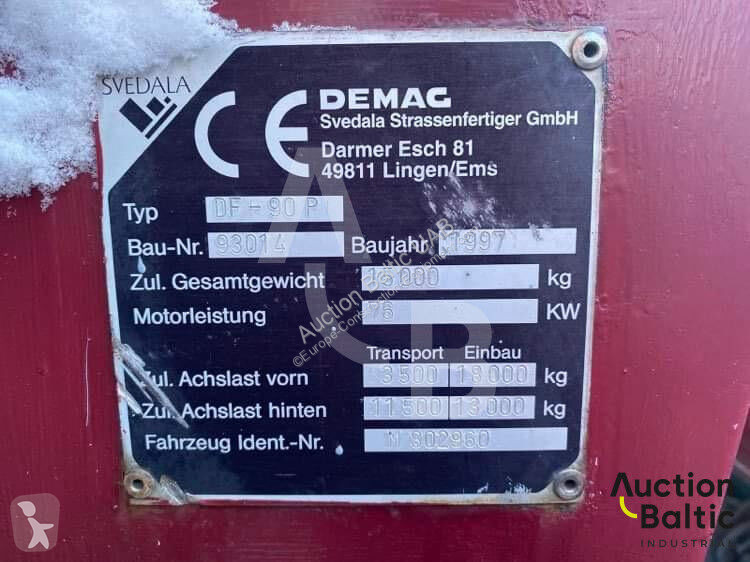 Vejarbejde Demag DF 90 P
