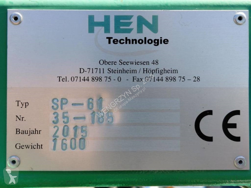 أشغال طرقية  Frezarka do poboczy dróg HEN SP-61