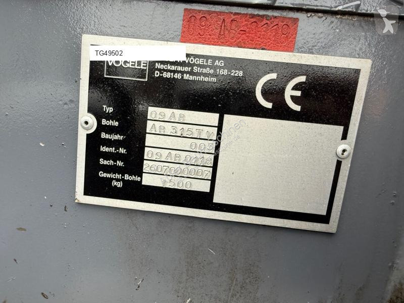 Cestné staviteľstvo Vögele Super 1203