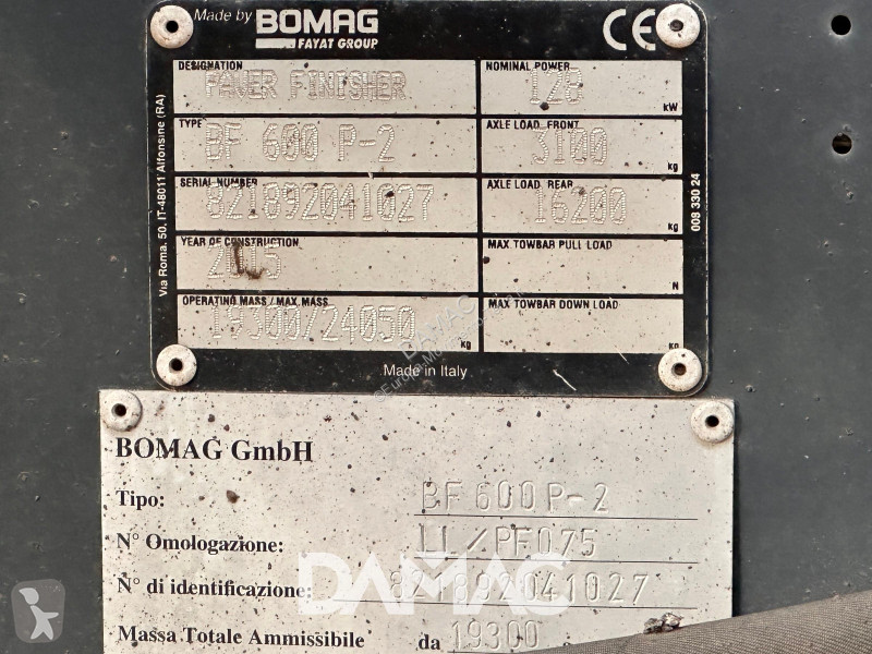 Дорожно-строительная техника Bomag BF600 P2