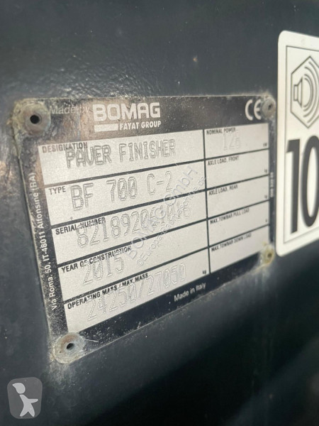 Echipamente pentru lucrari rutiere Bomag  BF...
