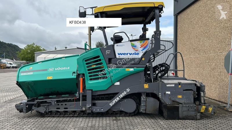 Silniční práce Vögele SUPER 1800-3i / AB600-3TP2