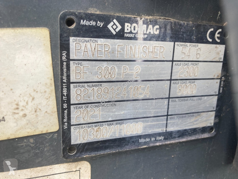 Cestné staviteľstvo Bomag  BF 300 P-2 S340-2 TV...