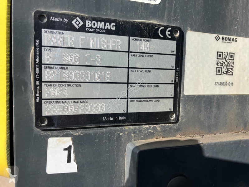 Vejarbejde Bomag  BF 800 C-3 S600 A-Pave  Stage...