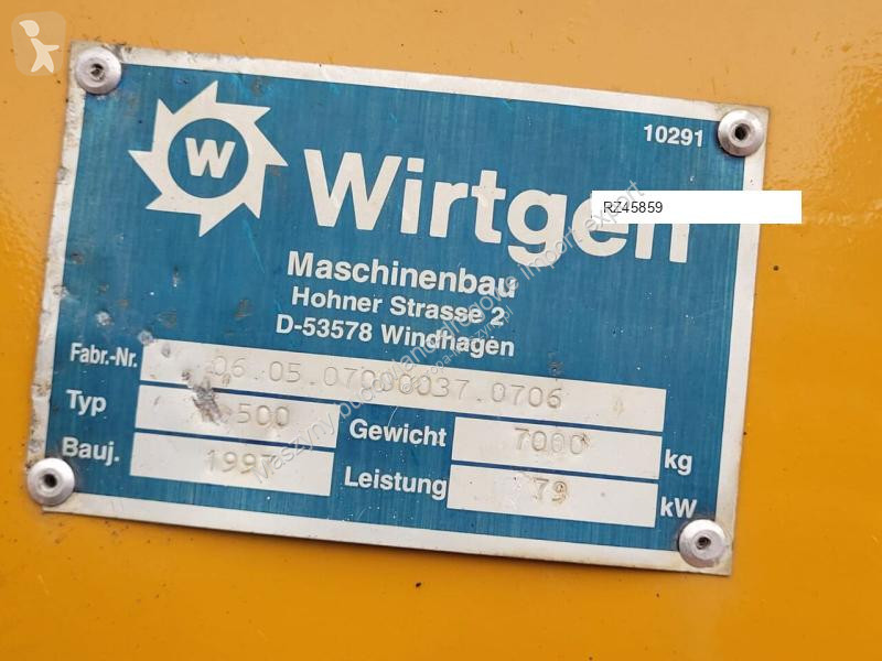 Echipamente pentru lucrari rutiere Wirtgen