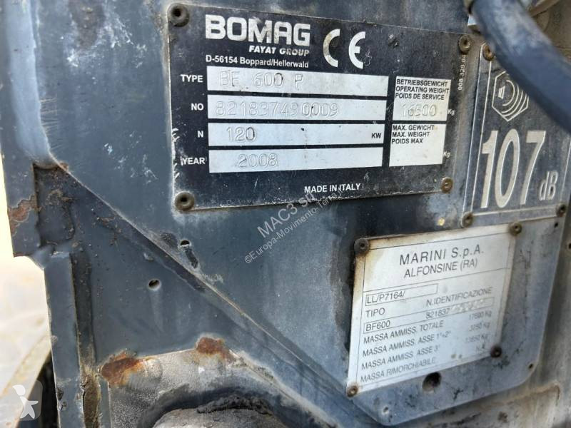 Wegenbouw Bomag