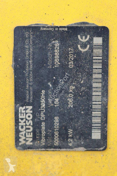 Echipamente pentru lucrari rutiere  DPU3050