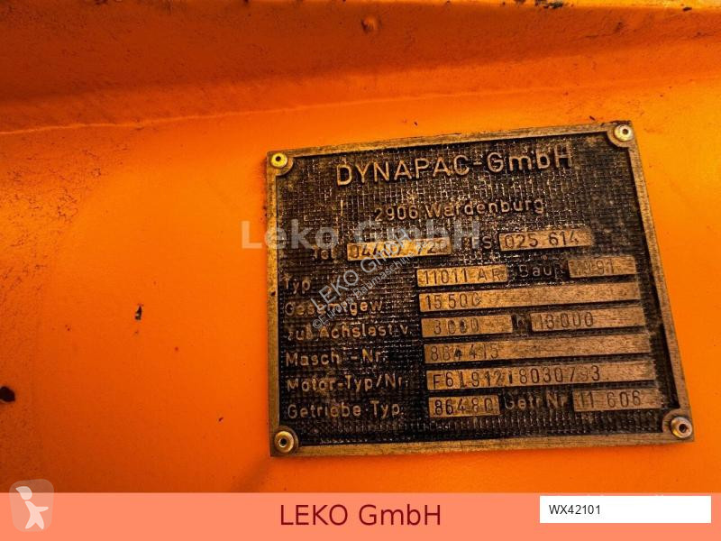 Obras de carretera Dynapac 11011 AR
