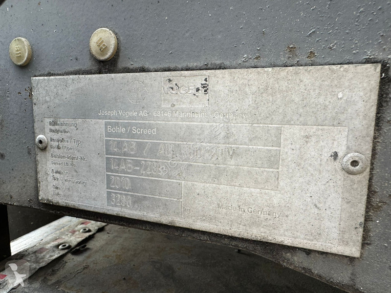 Wegenbouw Vögele SUPER 1600-2