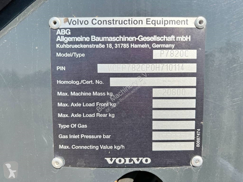 Vejarbejde Volvo - 6 Meter Paving Width /...