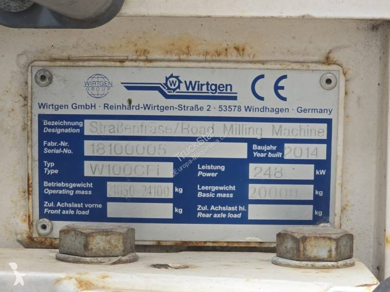 Obras públicas rodoviárias Wirtgen CFI