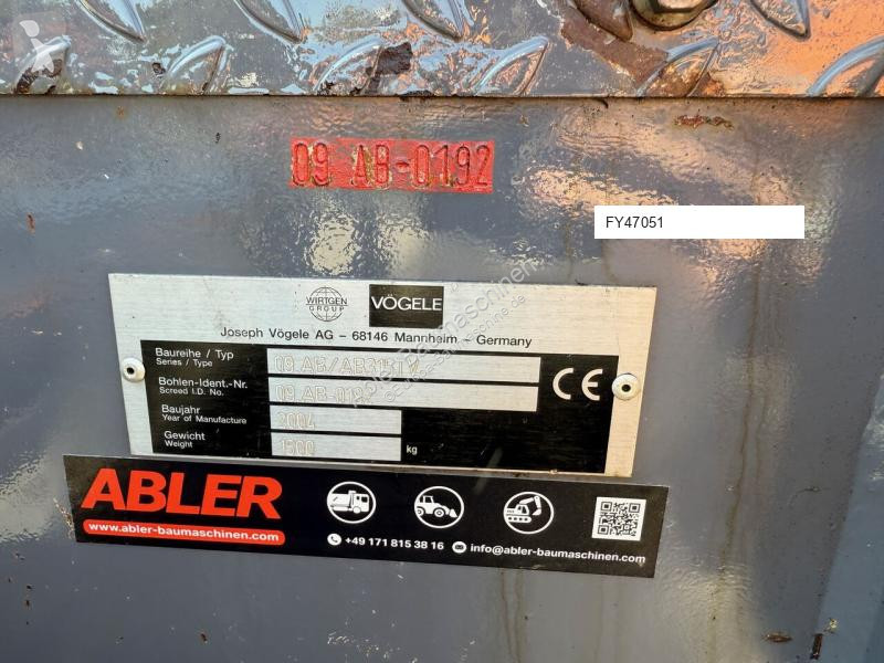 أشغال طرقية Vögele Super 1203