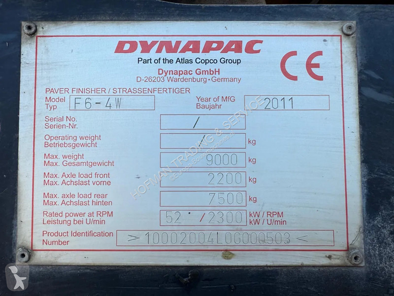 Vejarbejde Dynapac