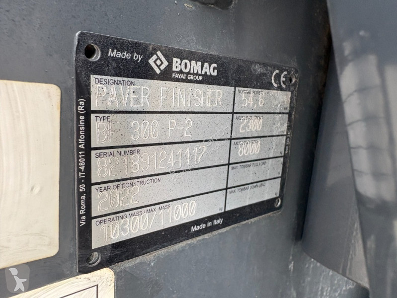 Cestné staviteľstvo Bomag  BF 300 P-2 S340-2 TV...