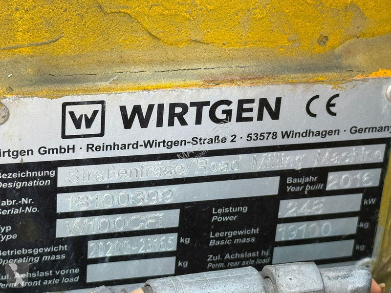 Wegenbouw Wirtgen W100CFI