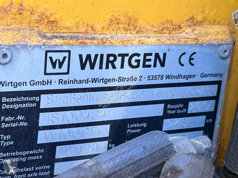 Wegenbouw Wirtgen W100CFI