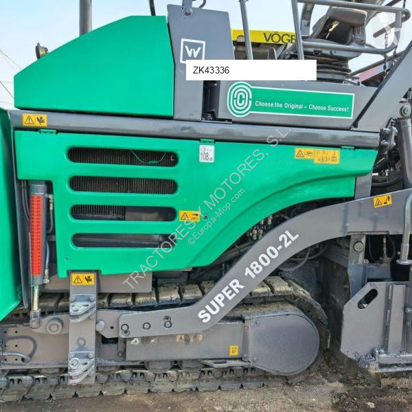Obras de carretera Vögele Super 1800-2L