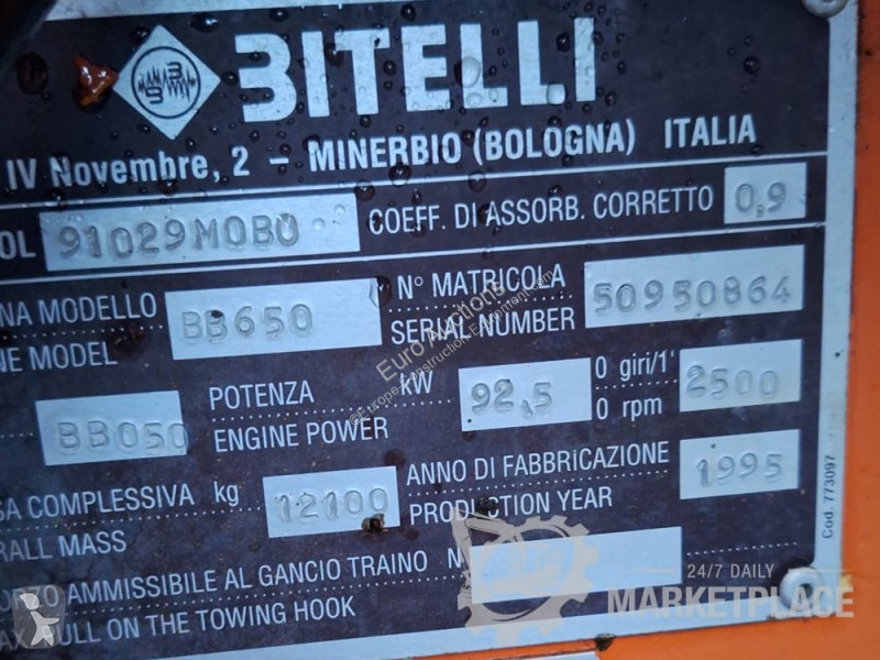 Дорожні роботи Bitelli BB050