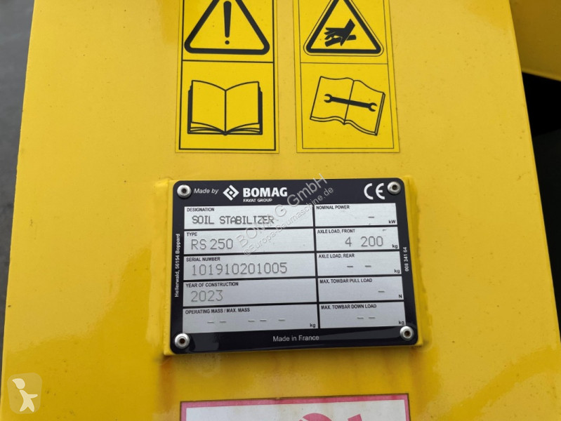 Obras públicas rodoviárias Bomag  RS 250