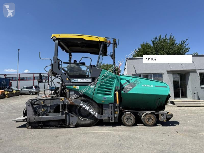 Obras de carretera Vögele Super 1803-3i