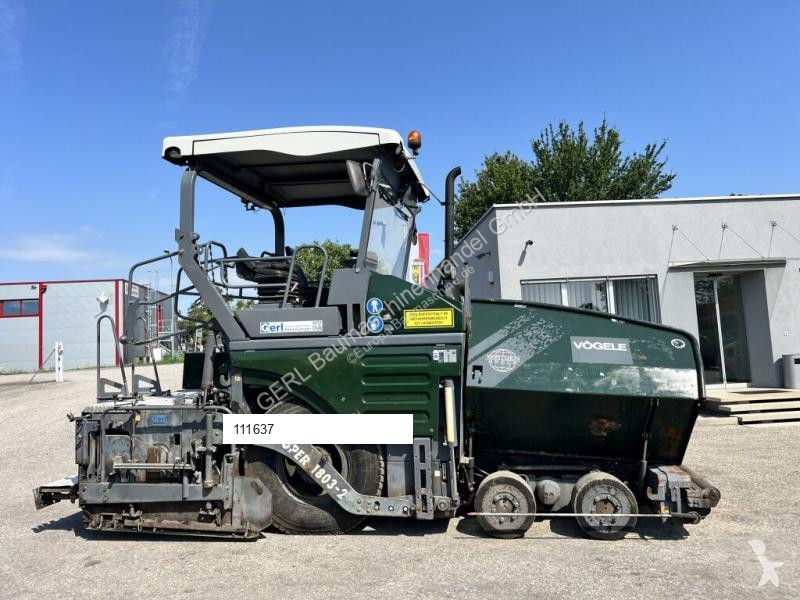 Obras de carretera Vögele Super 1803-2